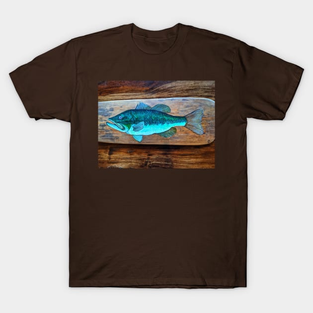 Largemouth Bass T-Shirt by Matt Starr Fine Art